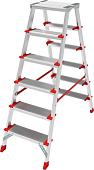 Лестница-стремянка Новая высота NV 3127 (2x6 ступеней)