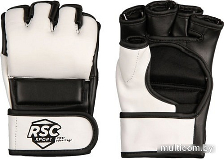 Перчатки для единоборств RSC Sport BF-MM-4006 XL (белый/черный)