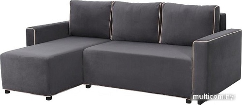 Угловой диван Мебельград Некст Стандарт (альба темно-серый/альба бежевый)
