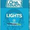 Гладкие презервативы One Touch Lights (3 шт)