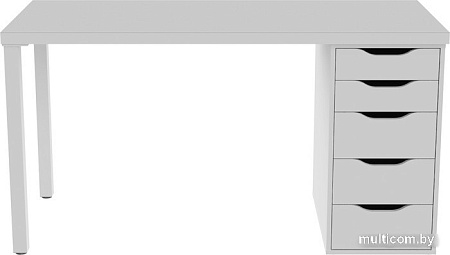 Стол Mebelain Ingar 2/5T (белый)