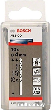 Набор оснастки Bosch 2608585880 (10 предметов)