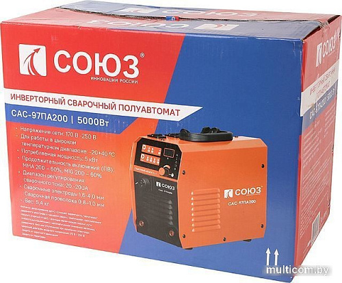 Сварочный инвертор Союз САС-97ПА200