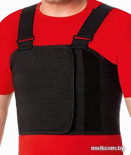 Бандаж на грудную клетку MEK 2005 (XXL, черный)