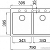 Кухонная мойка Elleci Quadra 350 Black K86