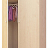 Шкаф распашной Polini Kids Simple двухсекционный (натуральный)