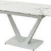 Кухонный стол M-City Alatri 120 Gloss 614M04391 (Staturio White Solid Ceramic/White)