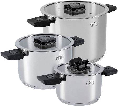 Набор кастрюль Gipfel Compact 51812