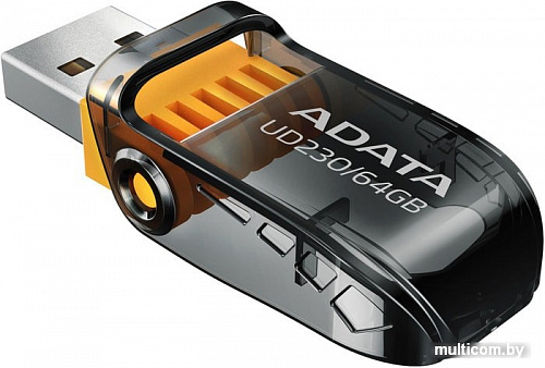 USB Flash A-Data UD230 64GB (черный)