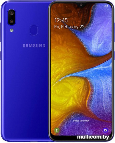 Смартфон Samsung Galaxy A20 3GB/32GB (красный)