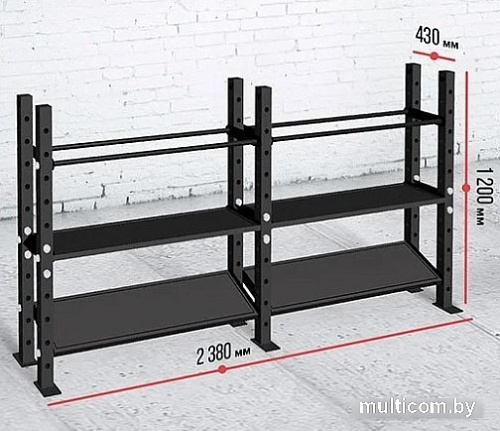 Стойка/стеллаж Spektr Sport 2580x430x1200 (2 секции)
