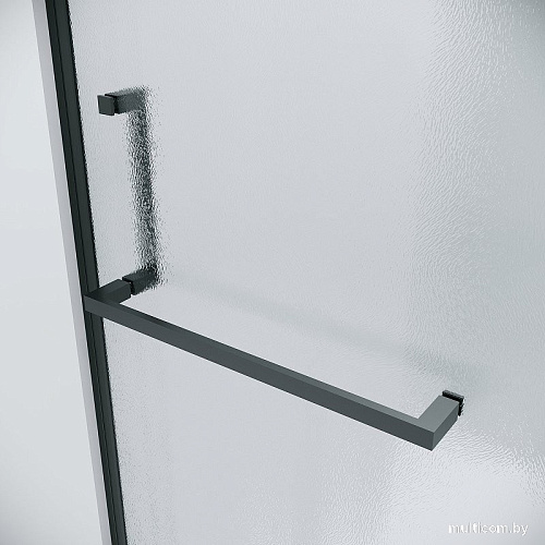 Душевой уголок Grossman Pragma 110x90x195 120.K33.03.1190.21.02 (черный матовый/стекло шиншилла)