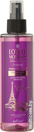 Belita Спрей для тела Lovely Moments романтическая Франция парфюмированный 190 мл