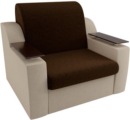 Кресло Лига диванов Сенатор 100693 60 см (коричневый/бежевый)