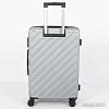 Чемодан-спиннер Mr.Bag 338-9101/5-24SLV (серебристый)