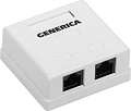 Розетка компьютерная Generica CS2-1C5EU-22-G