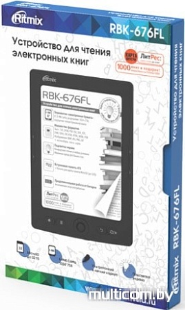 Электронная книга Ritmix RBK-676FL