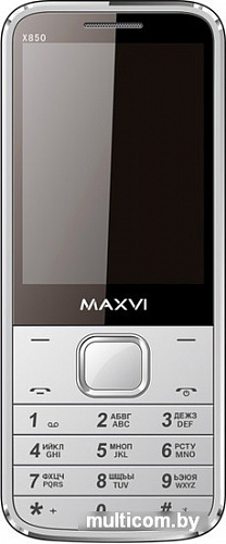 Мобильный телефон Maxvi X850 Silver