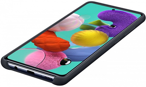 Чехол Samsung Silicone Cover для Samsung Galaxy A51 (черный)