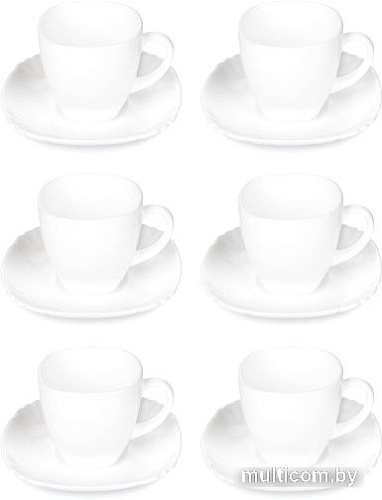 Набор чашек Luminarc Бэйсик Q5853 (белый)