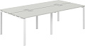 Norden 240х123.8х75 SG.251.SH.63.WH (белый/серый бархат)