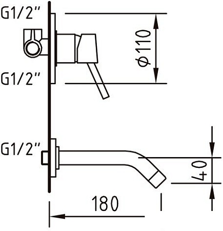 Смеситель Clever Caiman Urban 96468