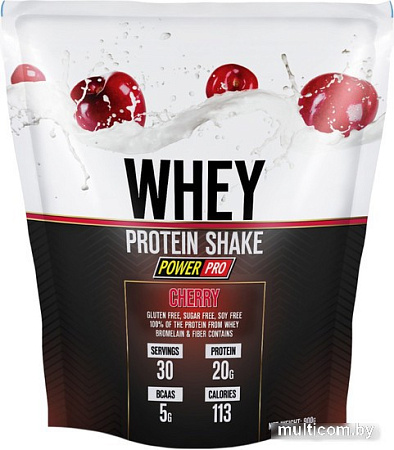 Протеин сывороточный (изолят) Power Pro Whey Shake PP982125 (900г, вишня)