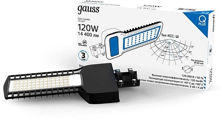 Уличный прожектор Gauss Qplus 629535320