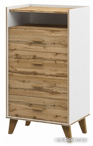 Комод Неман мебель Сканди МН-036-18 (дуб вотан-белый)