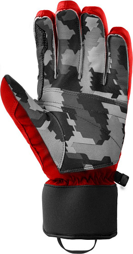 Горнолыжные перчатки Reusch Marco Odermatt Fire 6201111-3366 (р-р 10, Red/Grey Camo)