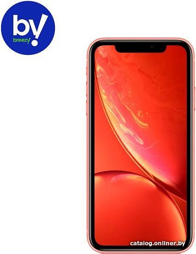 Смартфон Apple iPhone XR 128GB Воcстановленный by Breezy, грейд C (коралловый)