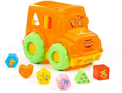 Сортер Полесье Оранжевая корова Автобус 91703