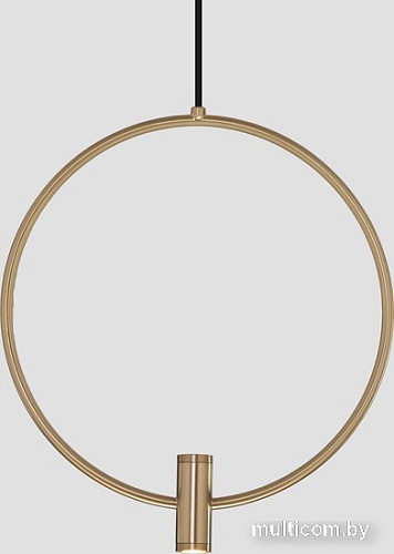 Подвесная люстра Евросвет 50257/3 LED черный/ латунь