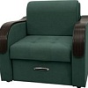 Кресло Сириус Лидер-1 НПБ 105x110 (Eva 19 велюр темно-зеленый)