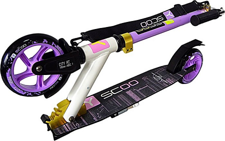 Самокат Y-Scoo RT City Hong Kong 145 (розовый/киви)