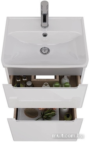 Lemark Тумба под умывальник Buno 50 LM04B50T (белый глянец)