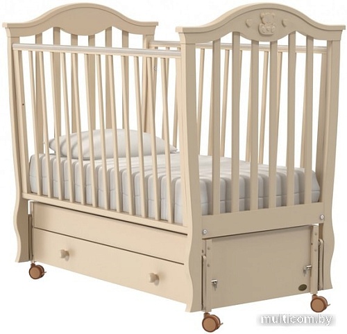 Классическая детская кроватка Nuovita Sorriso Swing (слоновая кость)