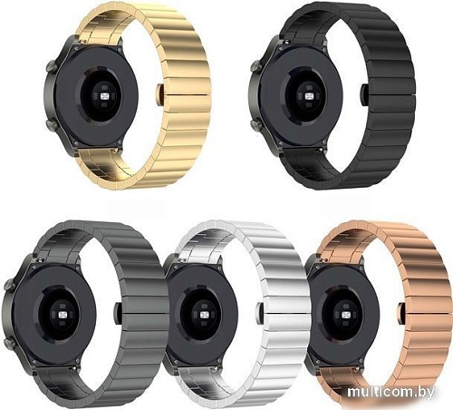 Браслет Rumi Snake металлический блочный 22 мм (золотистый )