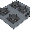 Варочная панель TECHNO HG2404GFGV