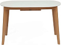 Кухонный стол TetChair Bosco раскладной (белый/натуральный бук)