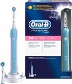 Электрическая зубная щетка Braun Oral-B Pro 800 Sensitive Clean D16.524.2U