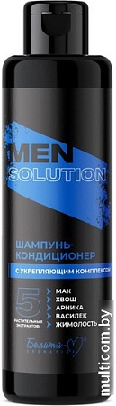 Шампунь Белита-М Men Solution с укрепляющим комплексом (400 г)