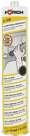 Клеи и герметики для автомобилей FORCH Клей-герметик К126 310мл 66306500