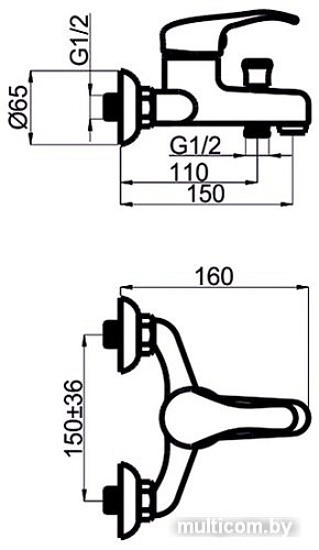 Смеситель Rubineta Yuta Y-10 Mars [Y10003]