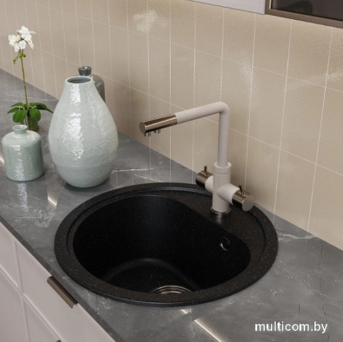 Кухонная мойка Mixline ML-GM10 551809 (черный)