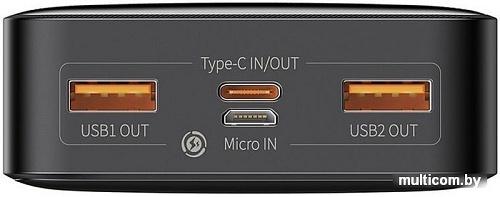 Портативное зарядное устройство Baseus Bipow Digital Display PPDML-M01 20000mAh (черный)