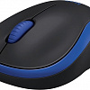 Мышь Logitech M185 (черный/синий)