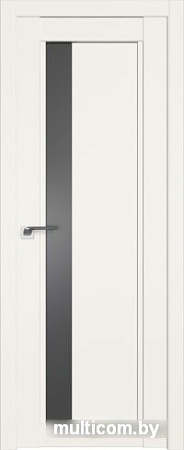 Межкомнатная дверь ProfilDoors 2.71U 80x200 (дарквайт/стекло графит)