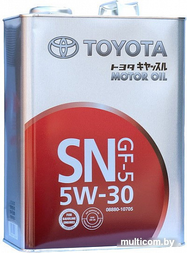 Моторное масло Toyota SN GF-5 5W-30 (08880-10705) 4л