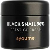Ayoume Омолаживающий крем Black Snail 90% Prestige Cream 70 мл